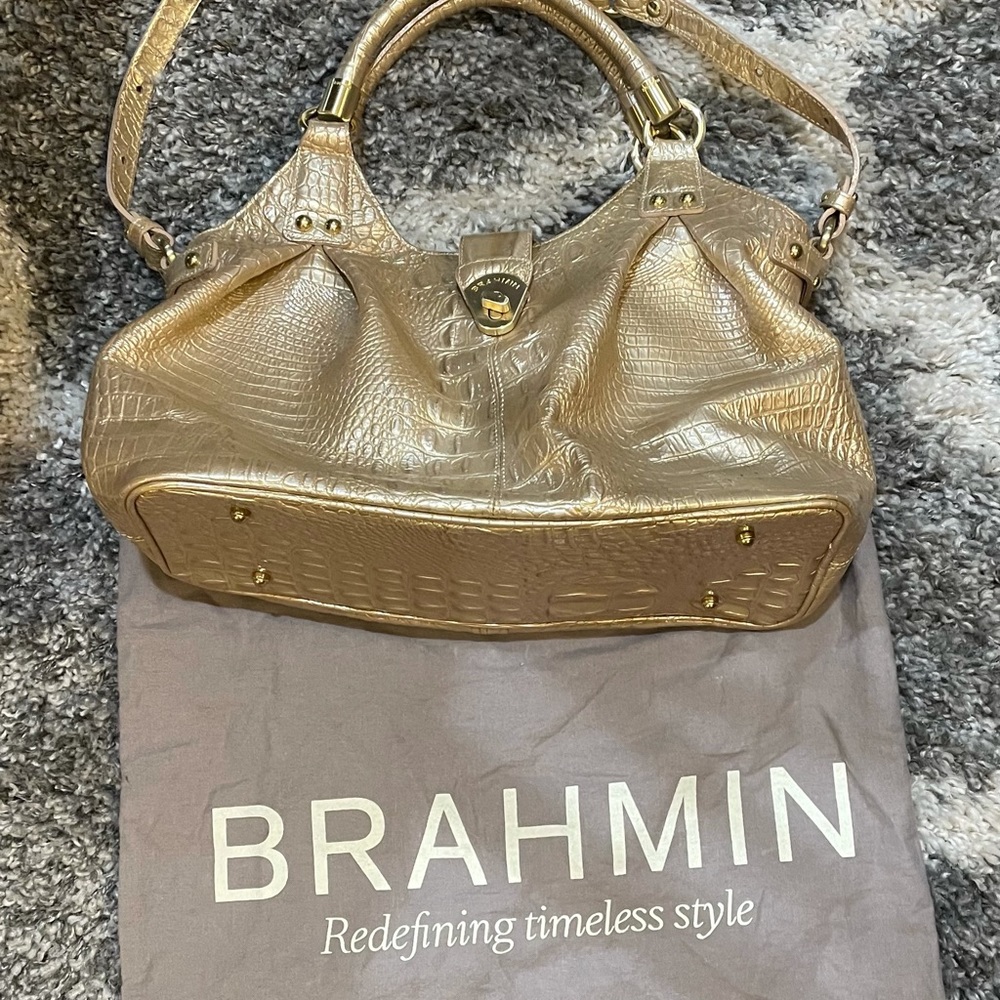 Gorgeous Gold Brahmin Melbourne Hobo